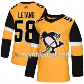 Dresovi Pittsburgh Penguins Kris Letang 58 Adidas 2018-2019 Alternate Authentic - Muške